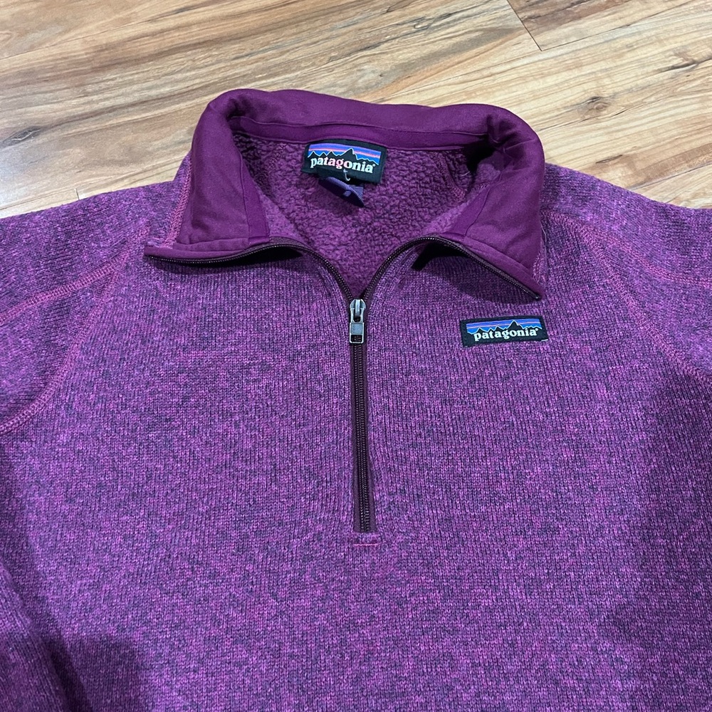 Patagonia Women’s Size Small Maroon Quarter-Zip Fleece